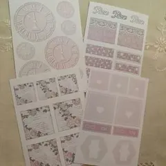 ✣BONHEUR PAPIER様✣素材シート コラージュ素材 おすそ分け - メルカリ