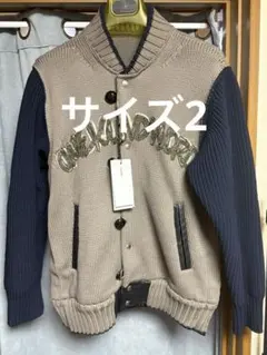 極美品★sacai エリックヘイズ 刺繍 ニットブルゾン スタジャン レザー切替 入手困難☆sacaiサカイ☆エリック・ヘイズ(Eric Haze)ブルゾン - メルカリ