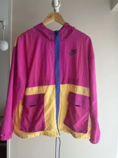 Nike フード付きジャケット M ピンク/イエロー