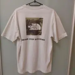 THE NORTH FACE カモフラロゴ Tシャツ ホワイト