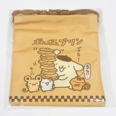 サンリオキャラクターズ　プチ巾着　ポムポムプリン