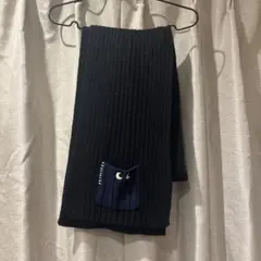 ANYA HINDMARCH ユニクロコラボ！ ネイビー マフラー ※ポケット付