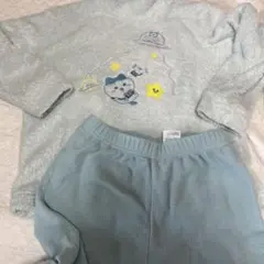 UNIQLO ちいかわ　サンリオ　フリースパジャマ　130 ハチワレ　シナモン
