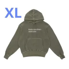 thisisneverthat スタバ ワッフルフーディー カーキ XL - メルカリ