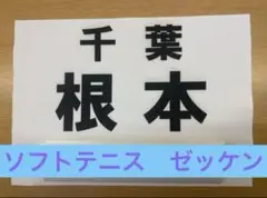 ソフトテニスゼッケン　ゼッケン　ソフトテニス　空手