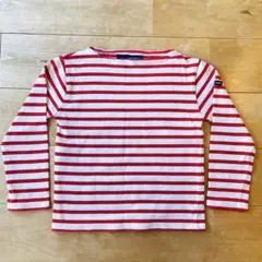 SAINT JAMES セントジェームス　赤白ストライプ　カットソー 120