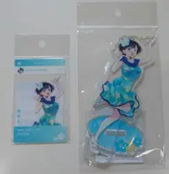 彼女、お借りします　ハワイアンズ　アクリルスタンド　SNS風クリアカード　瑠夏