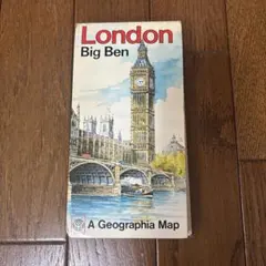 London Big Ben A Geographia Map