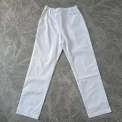 gelato pique クラシコ　スクラブパンツ 白　L ナース服　介護　看護のサムネイル
