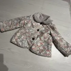 petit main☆花柄中綿コート 120cm