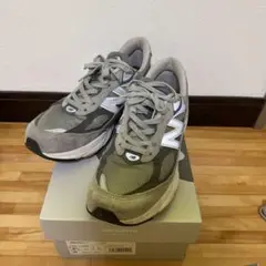 中古品 New Balance M990GL6 グレー US8.5 26.5