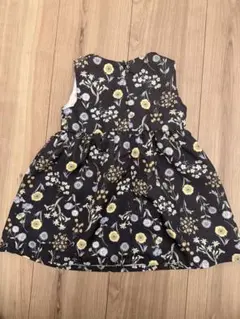 プティマイン花柄ワンピース 80サイズ