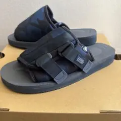 美品✨SUICOKE everyone サンダル　ネイビー　27cm 箱付き 美品✨SUICOKE everyone サンダル ネイビー 27cm 箱付き - メルカリ