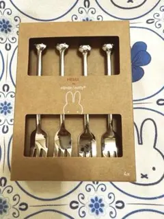 ★日本未発売★ ミッフィ/miffy デザートフォーク4点