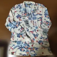 【ヴィンテージ2005SS】Y's for men 和柄 レーヨン サイズ4のサムネイル