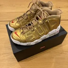 Nike✖️supreme more up tempo 箱無し 値下げ交渉可能 - メルカリ