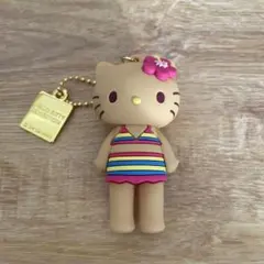 ハローキティ 水着キーホルダー　日焼けキティ