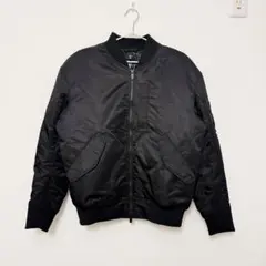 상태매우좋음 UNIQLO +J ハイブリッドダウンオーバーサイズMA-1ブルゾン 블랙