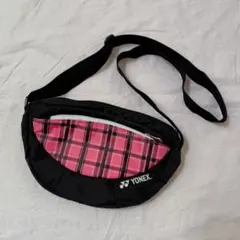 YONEX チェック柄ショルダーバック