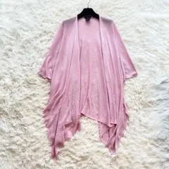 美品★Brooks Brothers★ウール ケープニット ポンチョ　ピンク