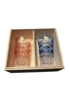 江戸切子 KAGAMI CRYSTAL ペアグラス　タンブラー