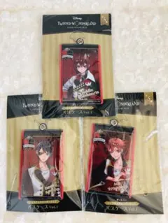 ツイステ　パスケース　リドル　エース　デュース 3点セット