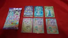 名探偵プリキュア　キラキラカードグミ　〜バトンタッチ　6枚セット