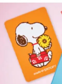 【未使用・未開封】ミスド✖スヌーピー 　コラボブランケット　オレンジ