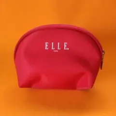 ELLE エル PARIS ミニポーチ レッド 小物 メイクポーチ即購入可能！のサムネイル