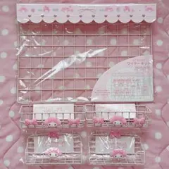 マイメロ 推しをかわいく飾り隊 ワイヤーネット フック付きカゴ マスコットチェア マイメロディ ワイヤーネット 推しをかわいく飾り隊｜Yahoo!フリマ（旧