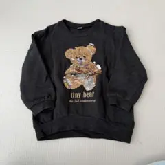 アプレレクール　tinybear トレーナー　90