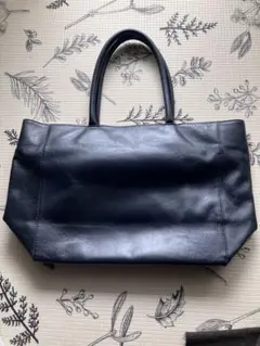 green label relaxing レザートートバッグ ネイビー　紺