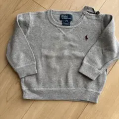 Polo by Ralph Lauren 24M グレー Vネックセーター