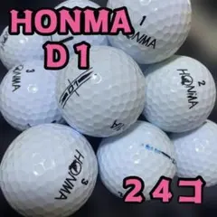 【送料無料】HONMA D1 ホワイト ロストボール 24個のサムネイル