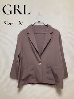 GRL グレイル モカ ブラウン テーラードジャケット 春 夏 薄手 ゆったりのサムネイル