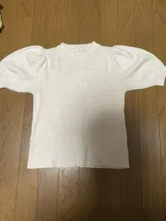 INGNI パフスリーブ 半袖ニット ホワイトのサムネイル
