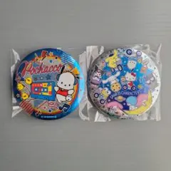 サンリオ　キラキラBIG缶バッジ2　ポチャッコ　キティ　クロミ　キキララ　全員