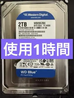【使用1時間】HDD 2TB 3.5インチ×2個セット 使用1時間】HDD 2TB 3.5インチ×1個 - メルカリ