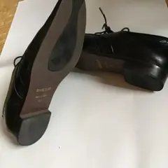 BARCLAY レースアップシューズ、レザー黒、