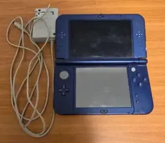 New Nintendo 3DS LL本体メタリックブルー充電器付き【ジャンク】