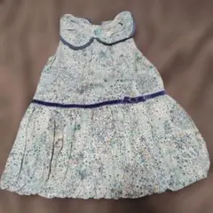 リバティ アデラジャノースリーブワンピース 80cm