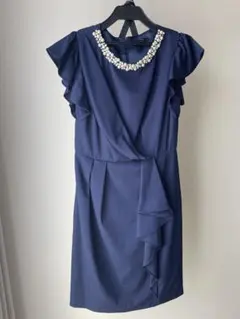 GIRL ネイビー　パーティドレス