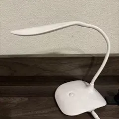 LED デスクライト ホワイト フレキシブルアーム
