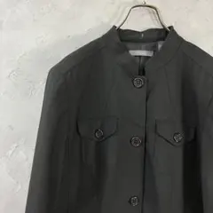 Liz claiborne ジャケット　フルボタン　シンプル　XL相当　LO10