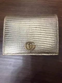 グッチ GUCCI ディオニュソス シルバー 三つ折り財布 627073 - メルカリ