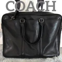 COACH F59141 メトロポリタン ダブルジップ ビジネストート 黒 A4