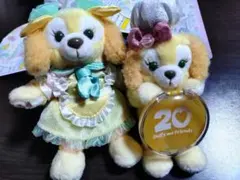 ディズニー カラフルハピネス クッキーアン ぬいぐるみバッジ チャーム セット