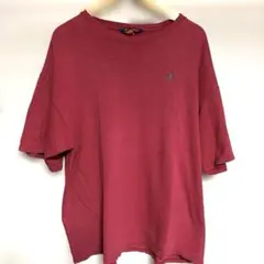 Champion バーガンディ オーバーサイズTシャツ