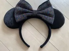 ミニー耳カチューシャ　カラフルビーズ