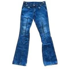gimmick Cargo Pants デニム フレアパンツ goa lgb - メルカリ
